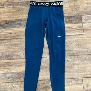 Nike Pro Blue Leggings